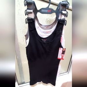 NWT SKINNYGIRL 3PK Shaping Seamless Camis; Medium Sz; Smooths & Shapes; $45.